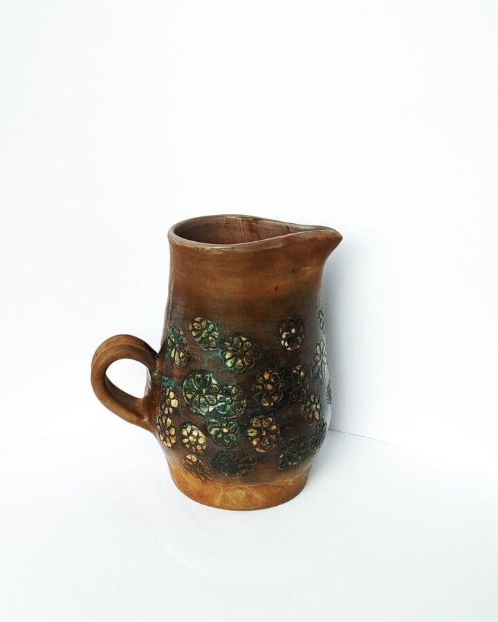 Earthen Bloom Beverage Pitcher