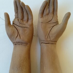 Earthen Embrace Hand Sculptures