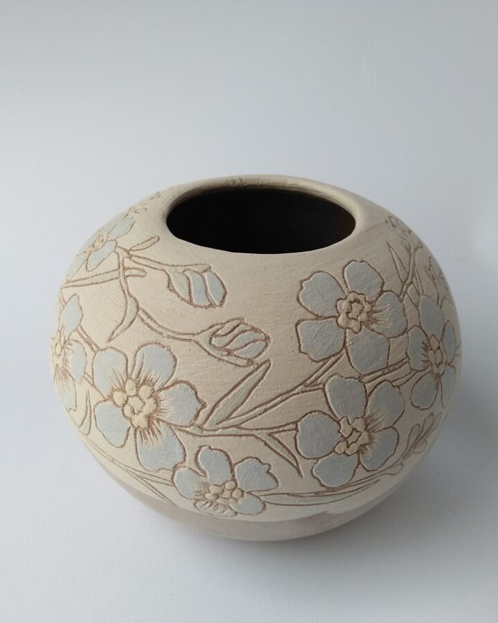 Petal Whispers Spherical Vase
