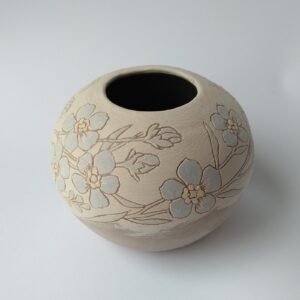 Serene Bloom Sphere Vase