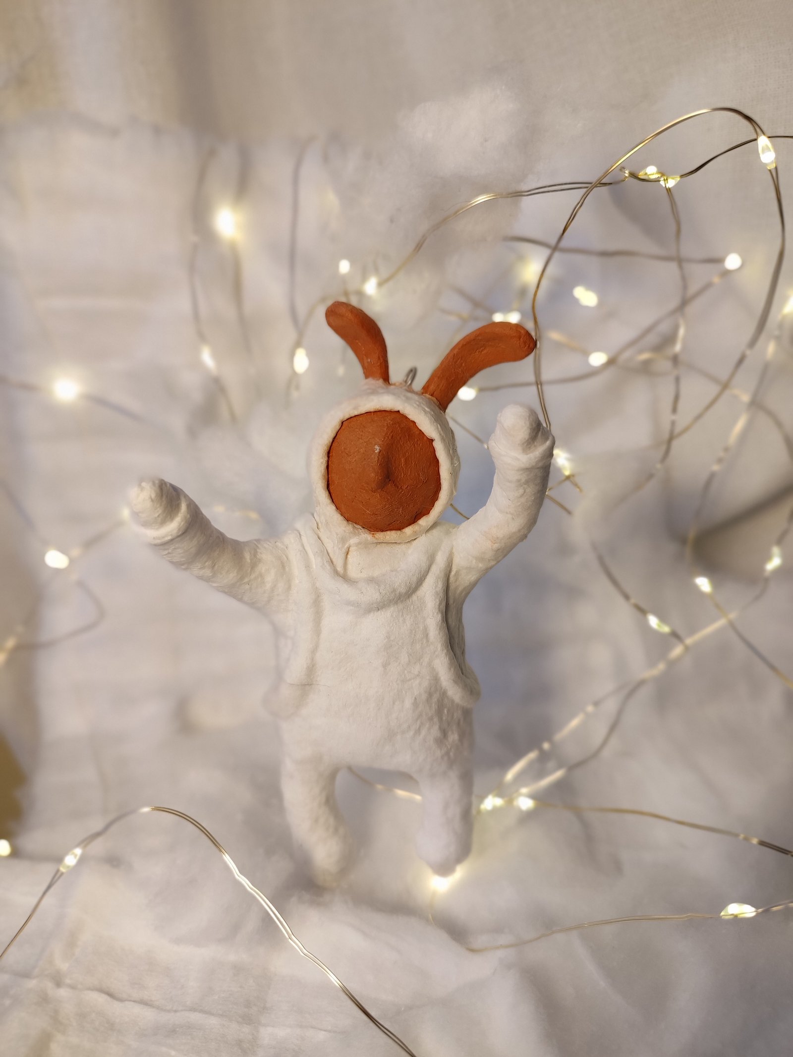 Winter Wonderland Bunny Figurine - Image 2