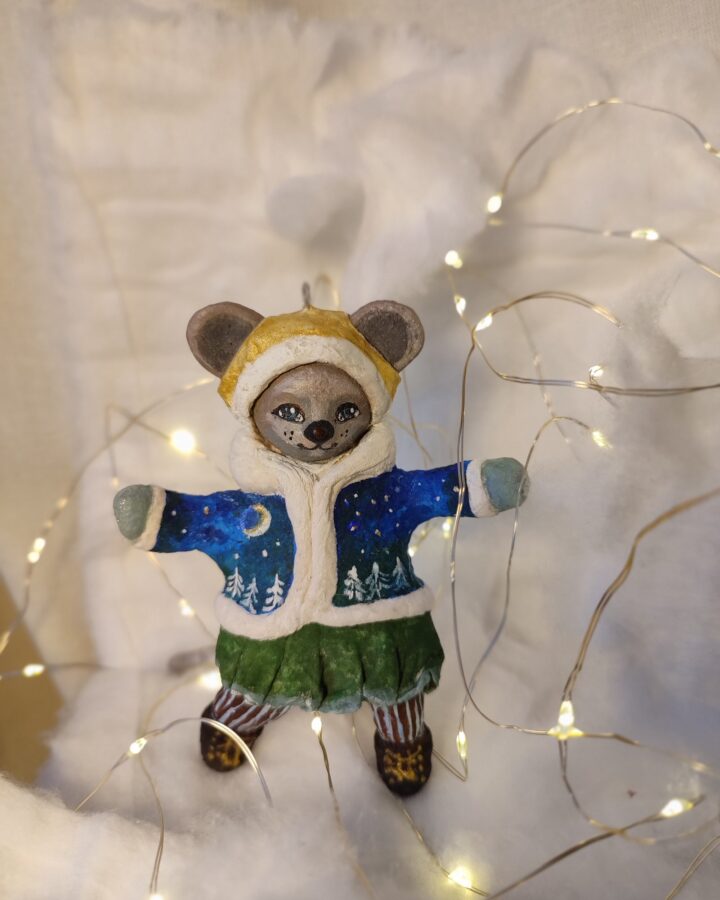 Starlight Winter Mouse Ornament