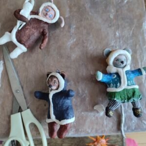 Starry Night Winter Mouse Ornament