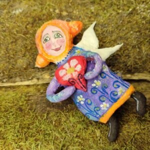 Whimsical Guardian Angel Ornament