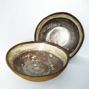 Earth Speckle Serving Bowls (Set of 2)