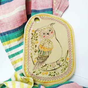 Wise Woodland Owl Decorative Plaque