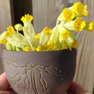 Earthenbloom Engraved Mini Vase