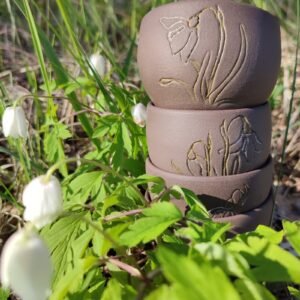 Forest Whisper Stackable Snowdrop Cups