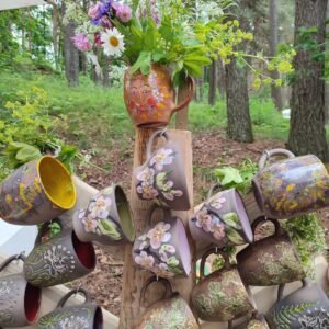 Woodland Spirit Face Vase