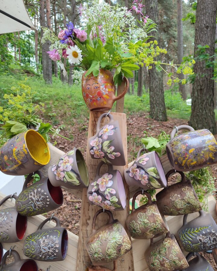 Woodland Spirit Face Vase