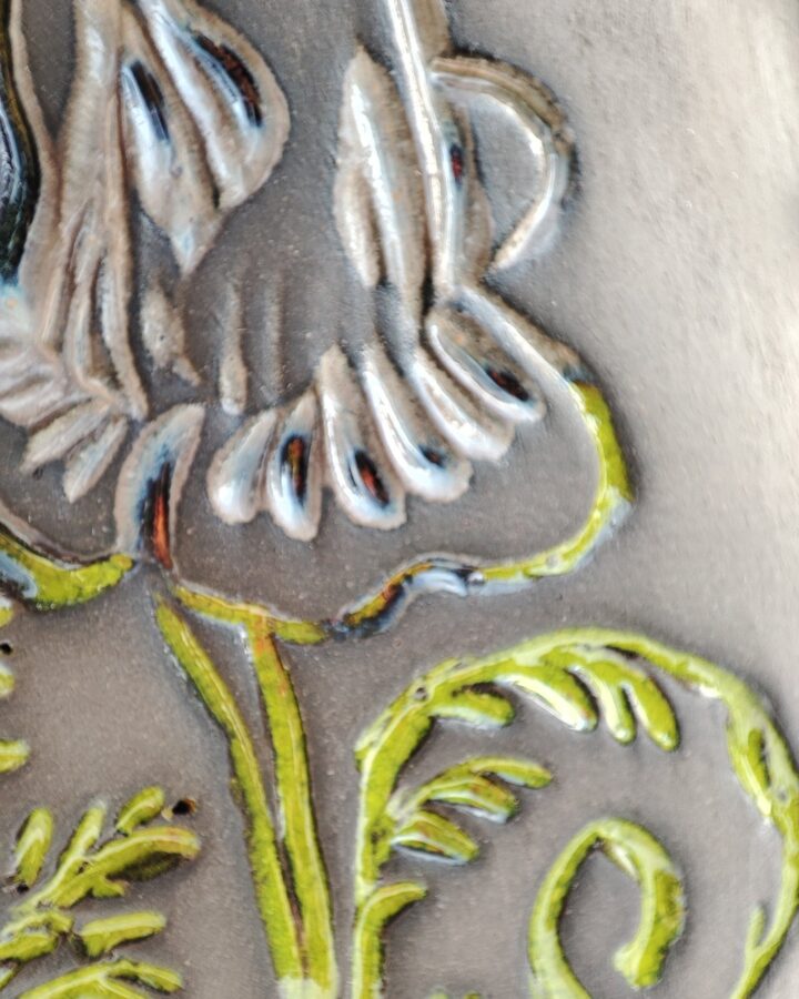 Verdant Whispers Ceramic Tile