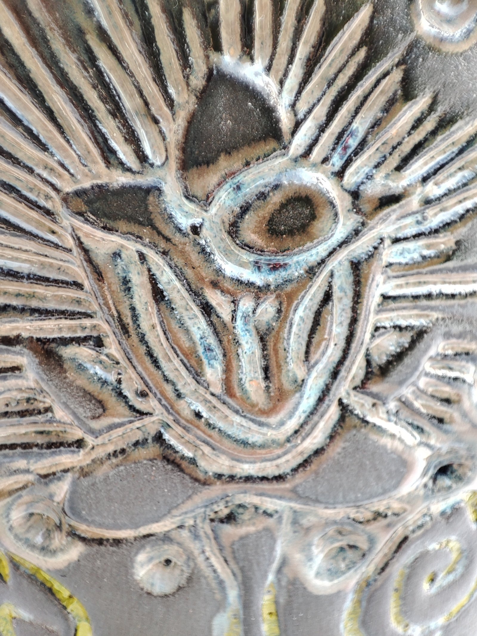 Celestial Bloom Art Tile