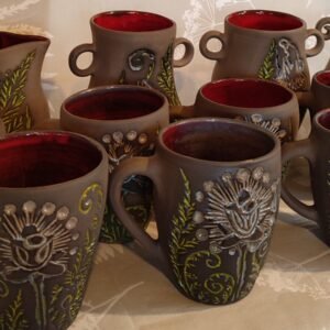 Earthen Bloom Artisan Mug