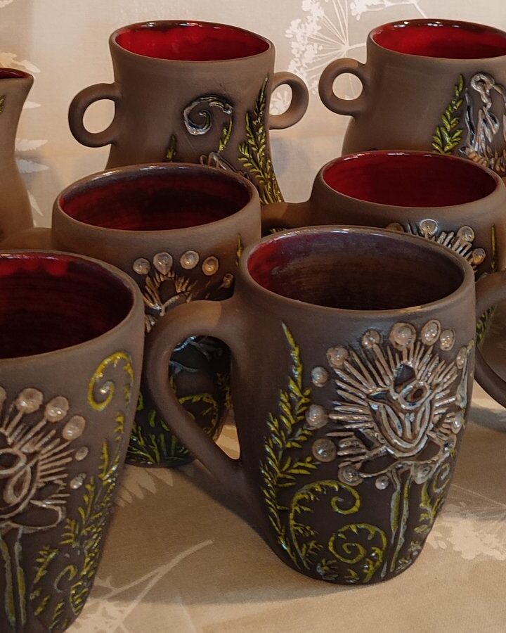 Earthen Bloom Artisan Mug