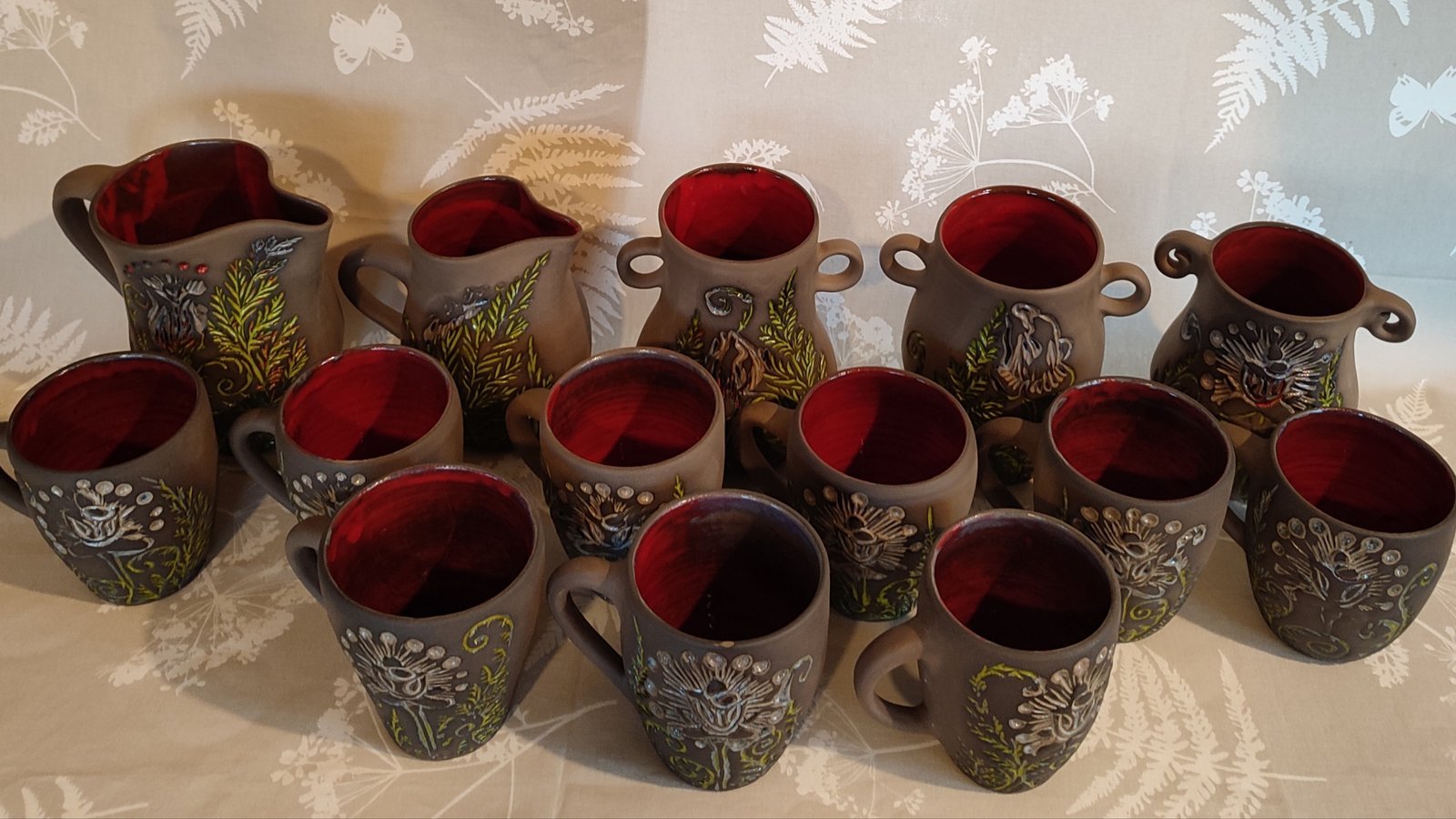 Woodland Fern Artisan Mug